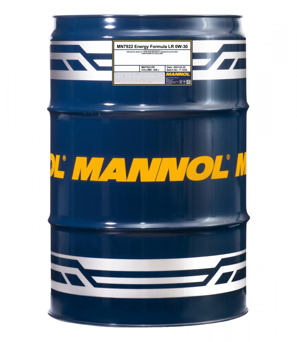 Олива моторна Mannol Energy Formula LR 0W-30, 208л (MN7922-DR)